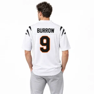 White Joe Burrow Bengals Jersey Game Day Alluring