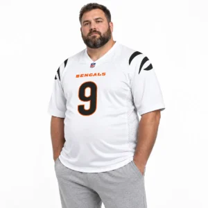 White Joe Burrow Bengals Jersey Game Day Alluring