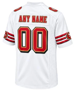 White San Francisco 49ers Jersey Brilliant Custom Style