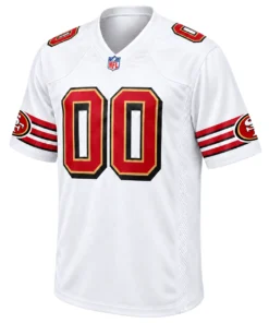 White San Francisco 49ers Jersey Brilliant Custom Style