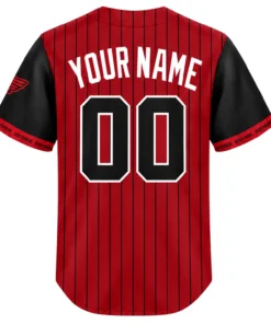 White Sox City Connect Jersey Bold Red Pinstripe Custom