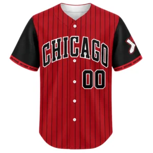 White Sox City Connect Jersey Bold Red Pinstripe Custom