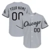White Sox Gray Jersey Custom Remarkable Road Style