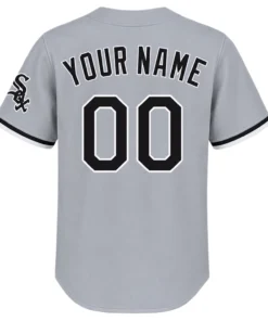 White Sox Gray Jersey Custom Remarkable Road Style