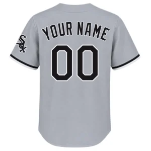 White Sox Gray Jersey Custom Remarkable Road Style