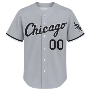 White Sox Gray Jersey Custom Remarkable Road Style