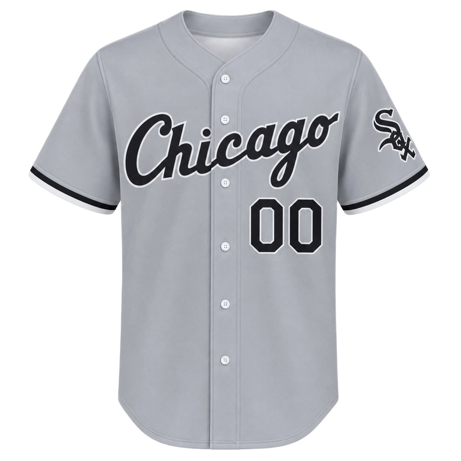White Sox Gray Jersey Custom Remarkable Road Style