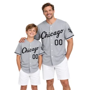 White Sox Gray Jersey Custom Remarkable Road Style