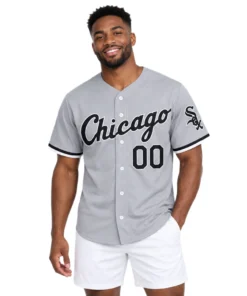 White Sox Gray Jersey Custom Remarkable Road Style