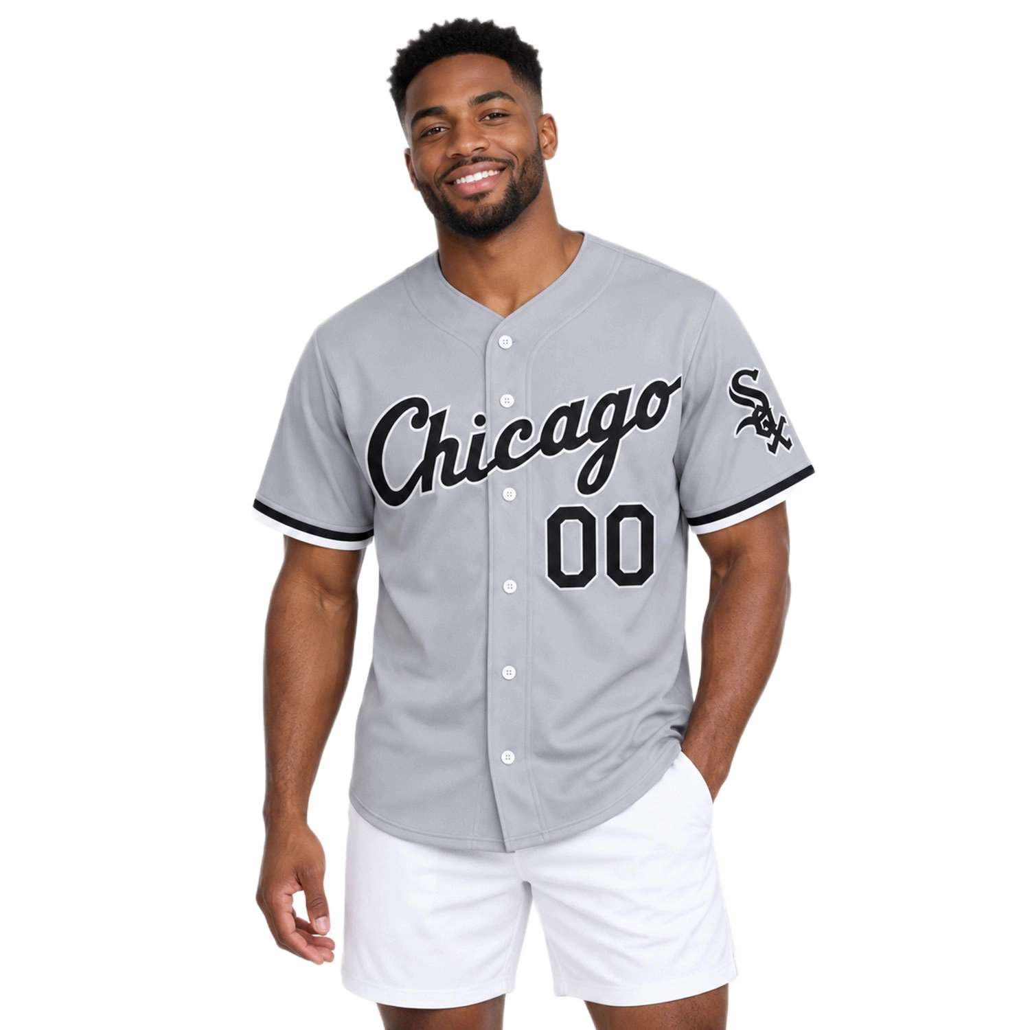 White Sox Gray Jersey Custom Remarkable Road Style