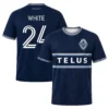 Whitecaps Brian White Blue Jersey Epic Soccer Wear