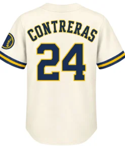 William Contreras Brewers Cream Jersey Charming Home Style