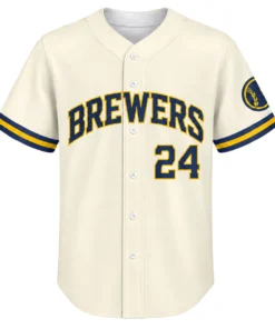 William Contreras Brewers Cream Jersey Charming Home Style