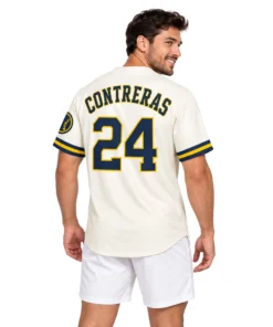 William Contreras Brewers Cream Jersey Charming Home Style