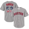 Wilyer Abreu Boston Patriotic Jersey Bold Fan Wear
