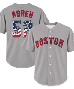 Wilyer Abreu Boston Patriotic Jersey Bold Fan Wear