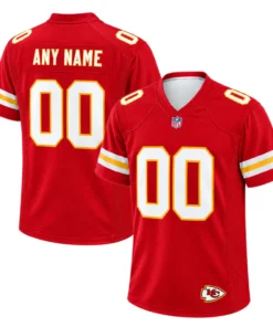 Women's Kansas City Chiefs Jersey Personalized Bold Name and Number