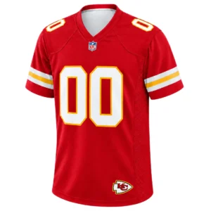 Women's Kansas City Chiefs Jersey Personalized Bold Name and Number