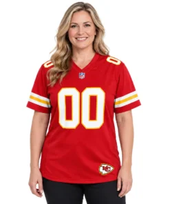 Women's Kansas City Chiefs Jersey Personalized Bold Name and Number