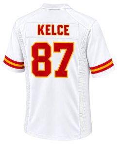 Women's Travis Kelce Jersey White Chiefs Team Spirit Vibrant