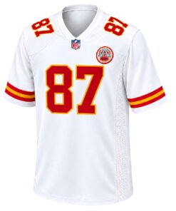 Women's Travis Kelce Jersey White Chiefs Team Spirit Vibrant