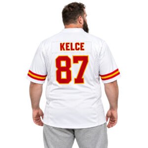 Women's Travis Kelce Jersey White Chiefs Team Spirit Vibrant