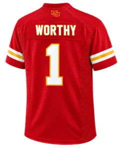 Xavier Worthy Chiefs Home Jersey Team Spirit Radiant