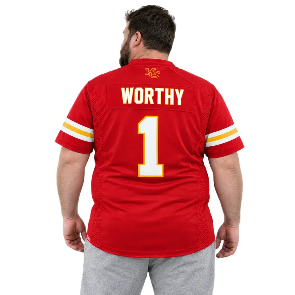 Xavier Worthy Chiefs Home Jersey Team Spirit Radiant
