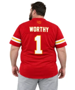 Xavier Worthy Chiefs Home Jersey Team Spirit Radiant