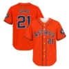 Yainer Diaz Astros Jersey Vibrant Orange Alternate
