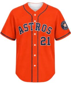 Yainer Diaz Astros Jersey Vibrant Orange Alternate
