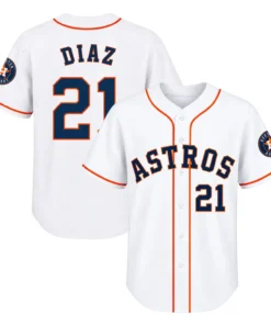 Yainer Diaz Houston Astros Jersey 2026 Exclusive White Home