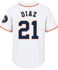 Yainer Diaz Houston Astros Jersey 2026 Exclusive White Home