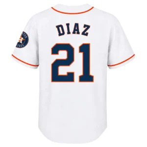 Yainer Diaz Houston Astros Jersey 2026 Exclusive White Home