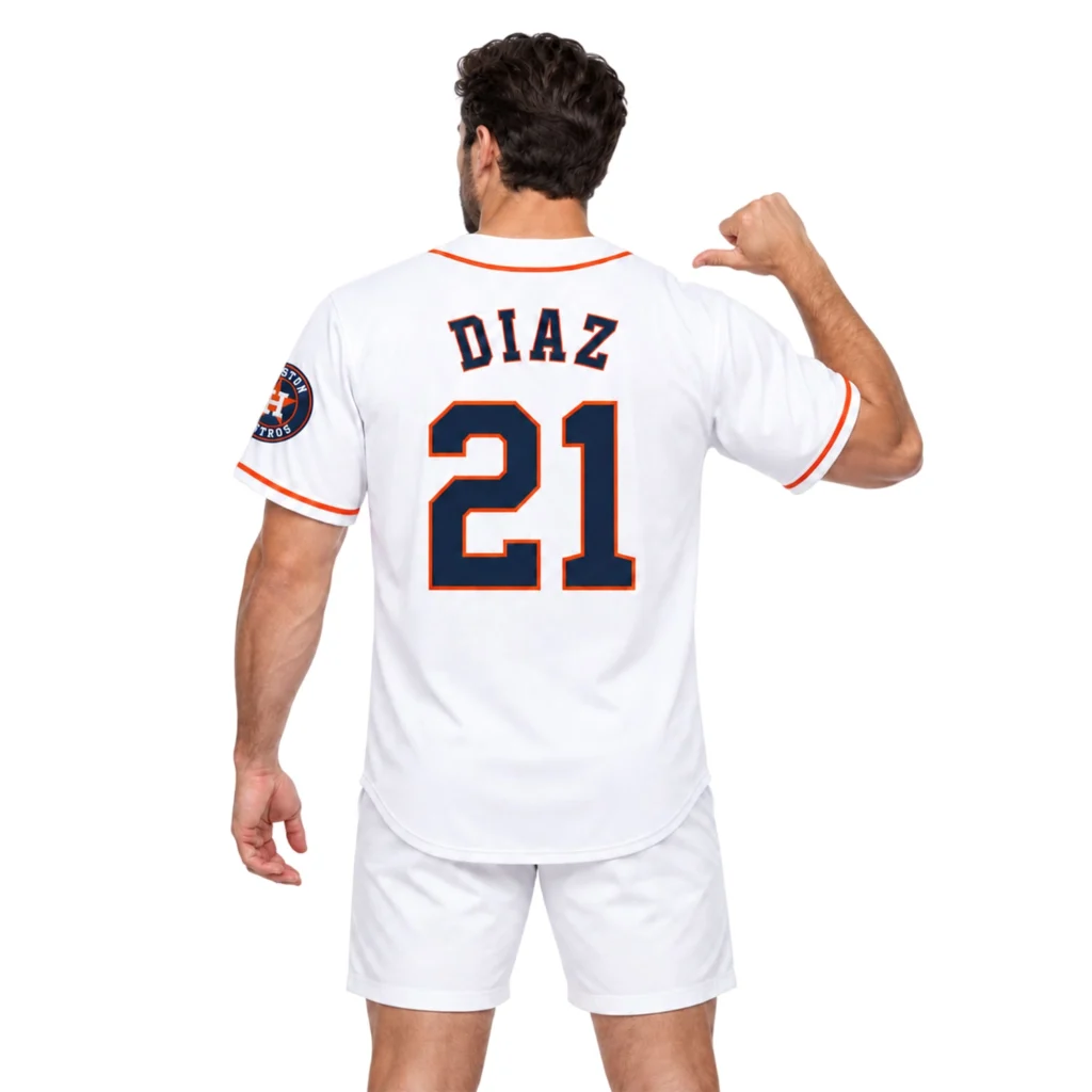 Yainer Diaz Houston Astros Jersey 2026 Exclusive White Home
