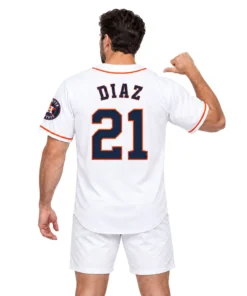 Yainer Diaz Houston Astros Jersey 2026 Exclusive White Home