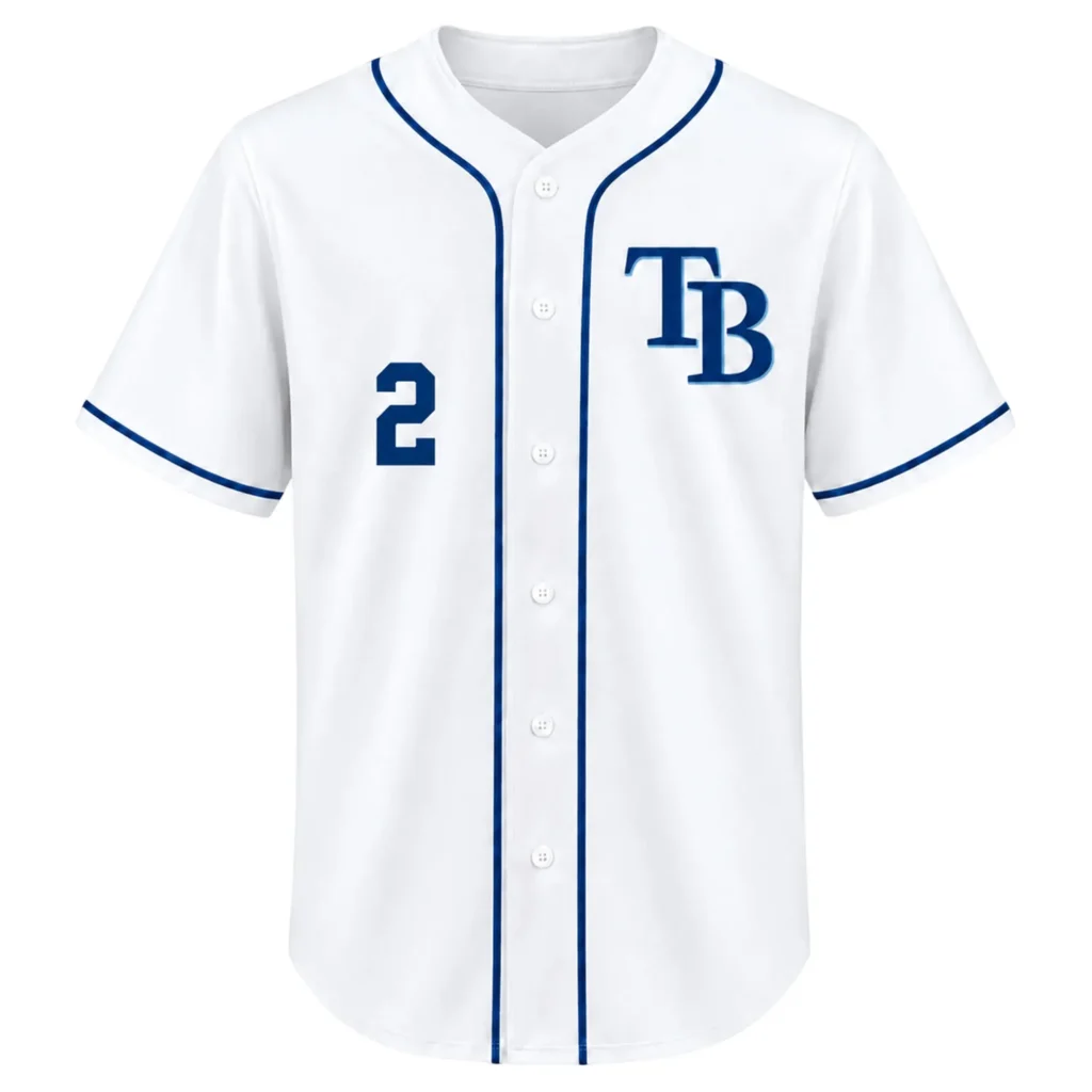 Yandy Diaz TB Rays White Jersey Remarkable Style