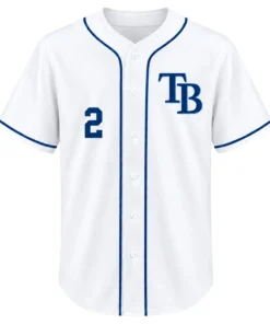 Yandy Diaz TB Rays White Jersey Remarkable Style
