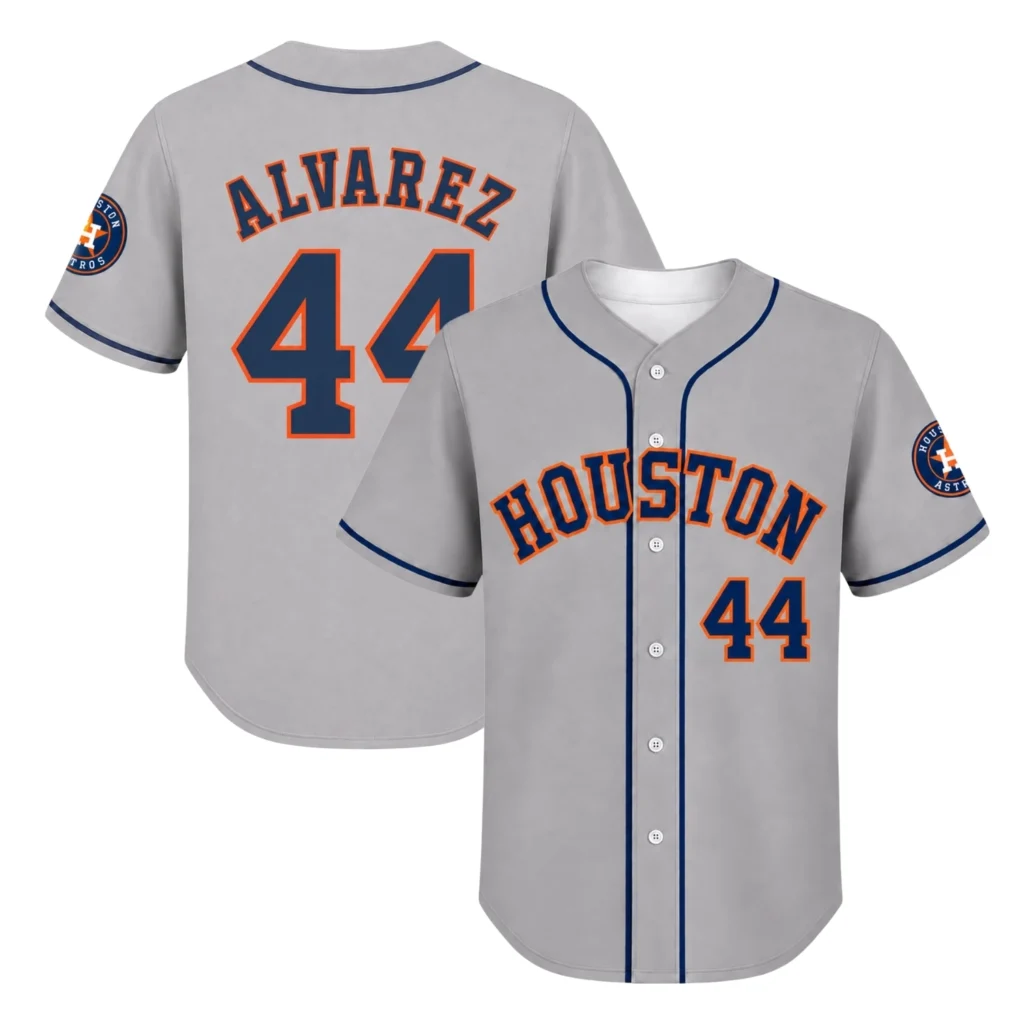 Yordan Alvarez Gray Baseball Jersey 2026 Remarkable Road