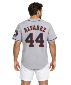 Yordan Alvarez Gray Baseball Jersey 2026 Remarkable Road