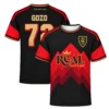 Zavier Gozo RSL Black Jersey Bold Red Graphic Design