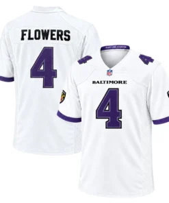 Zay Flowers Baltimore Ravens Away Jersey 2026 Bold NFL Wear