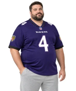Zay Flowers Baltimore Ravens Purple Jersey