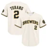 7XL Brice Turang Brewers Home Jersey 2026 Striking Style