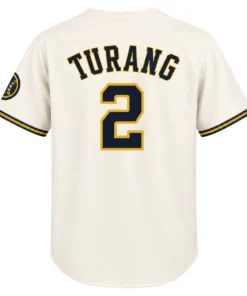 7XL Brice Turang Brewers Home Jersey 2026 Striking Style
