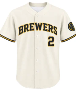 7XL Brice Turang Brewers Home Jersey 2026 Striking Style
