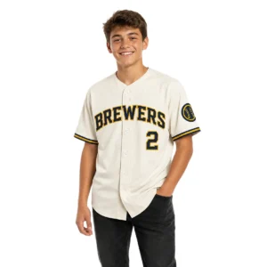 7XL Brice Turang Brewers Home Jersey 2026 Striking Style