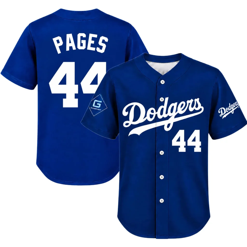 Los Angeles Dodgers Andy Pages Blue Jersey Impressive