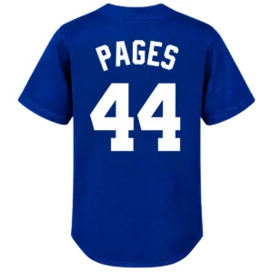 Los Angeles Dodgers Andy Pages Blue Jersey Impressive