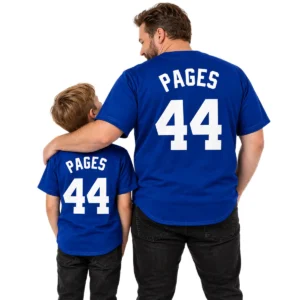 Los Angeles Dodgers Andy Pages Blue Jersey Impressive